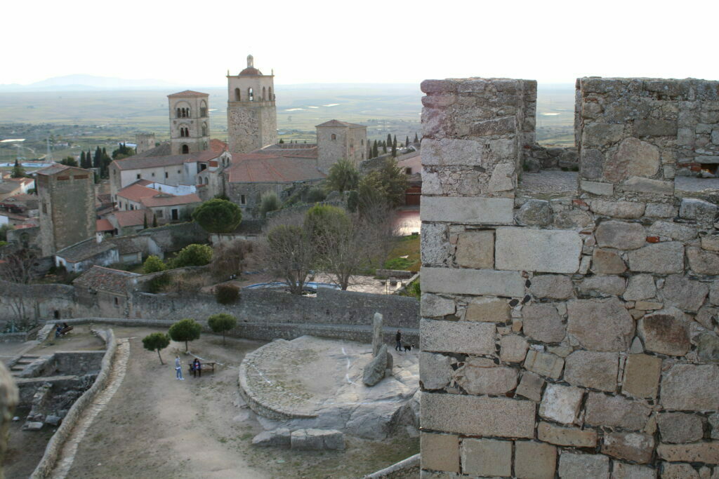 Vistas desde las murallas del castillo Trujillo