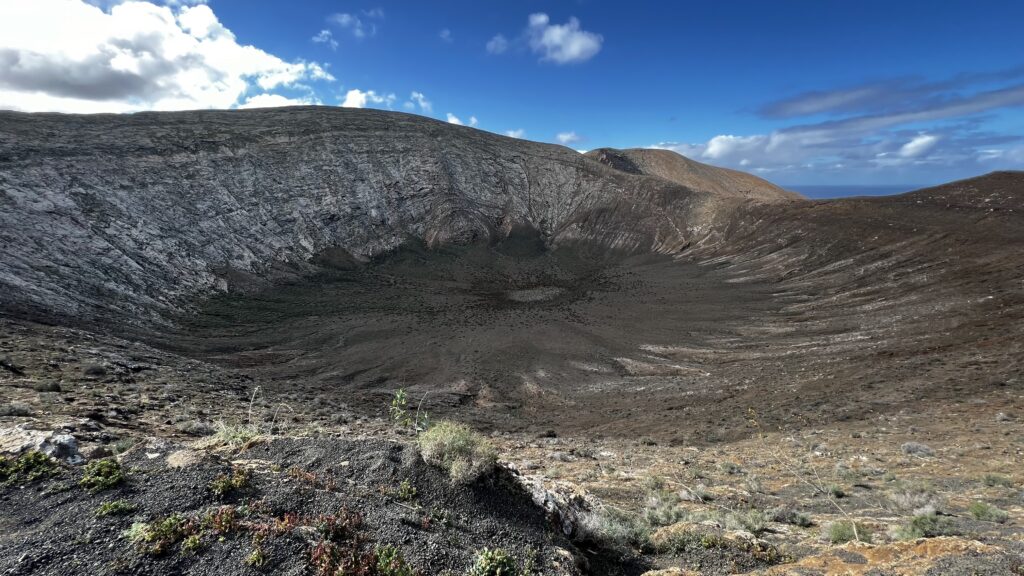 Cráter de Caldera Blanca, Lanzarote