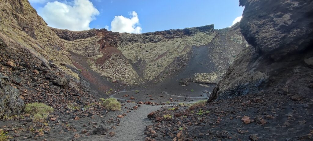 Cráter volcán El Cuervo, Lanzarote