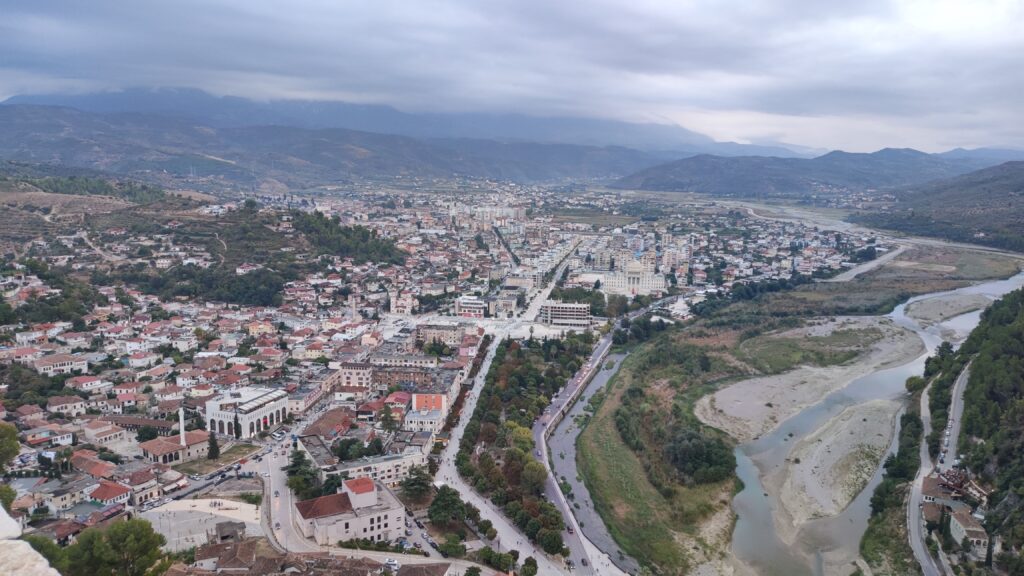 Vistas desde el Castillo de Berat