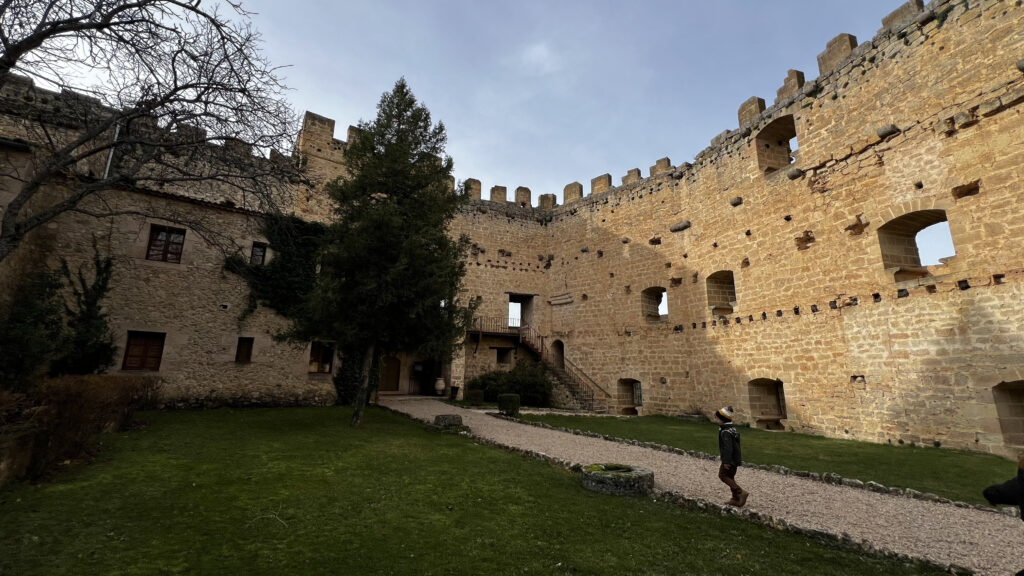 Patio interior castillo de Pedraza