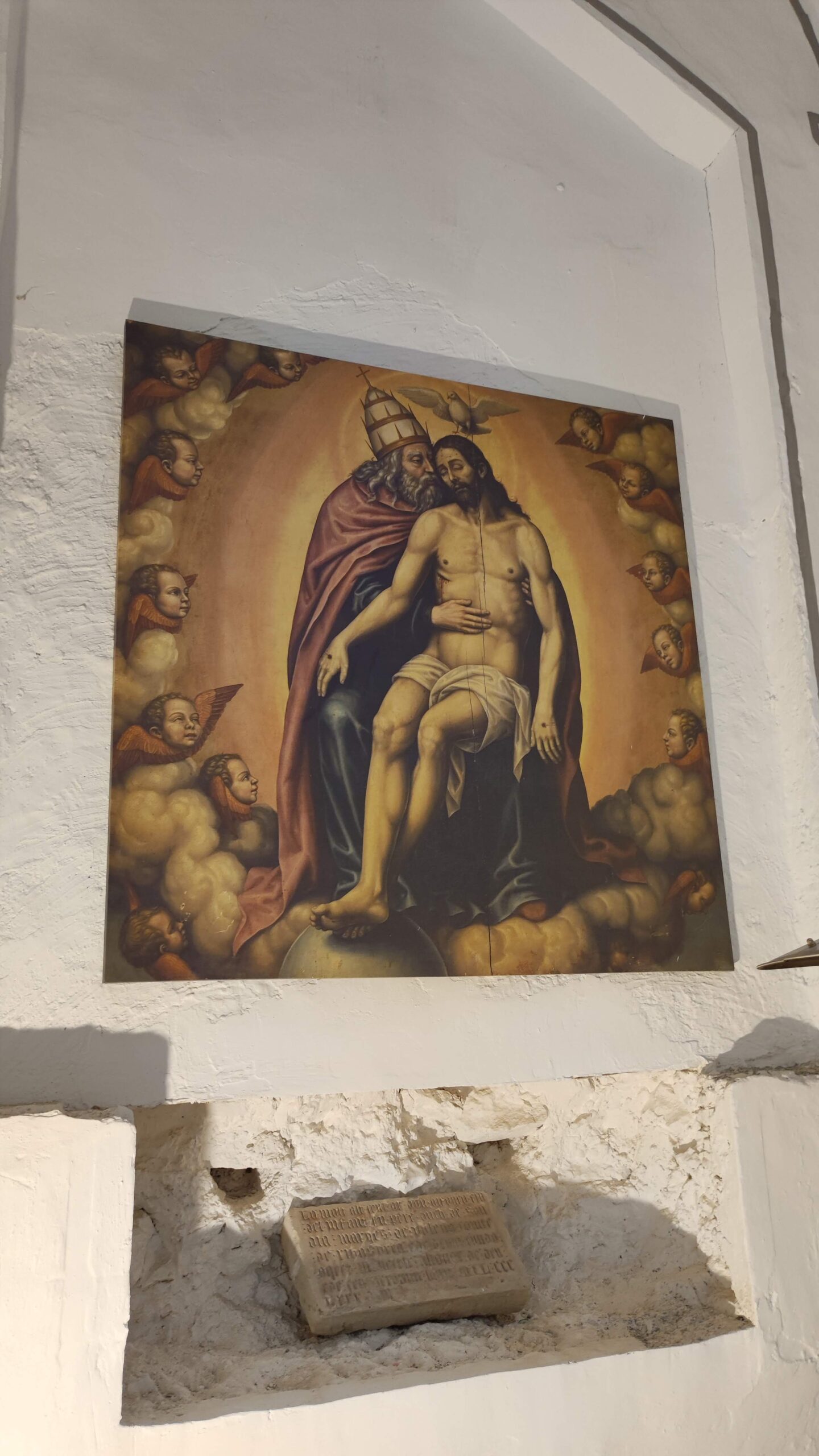 Réplica cuadro en la iglesia del Monasterio de Sant Jeroni de Cotalba, Valencia