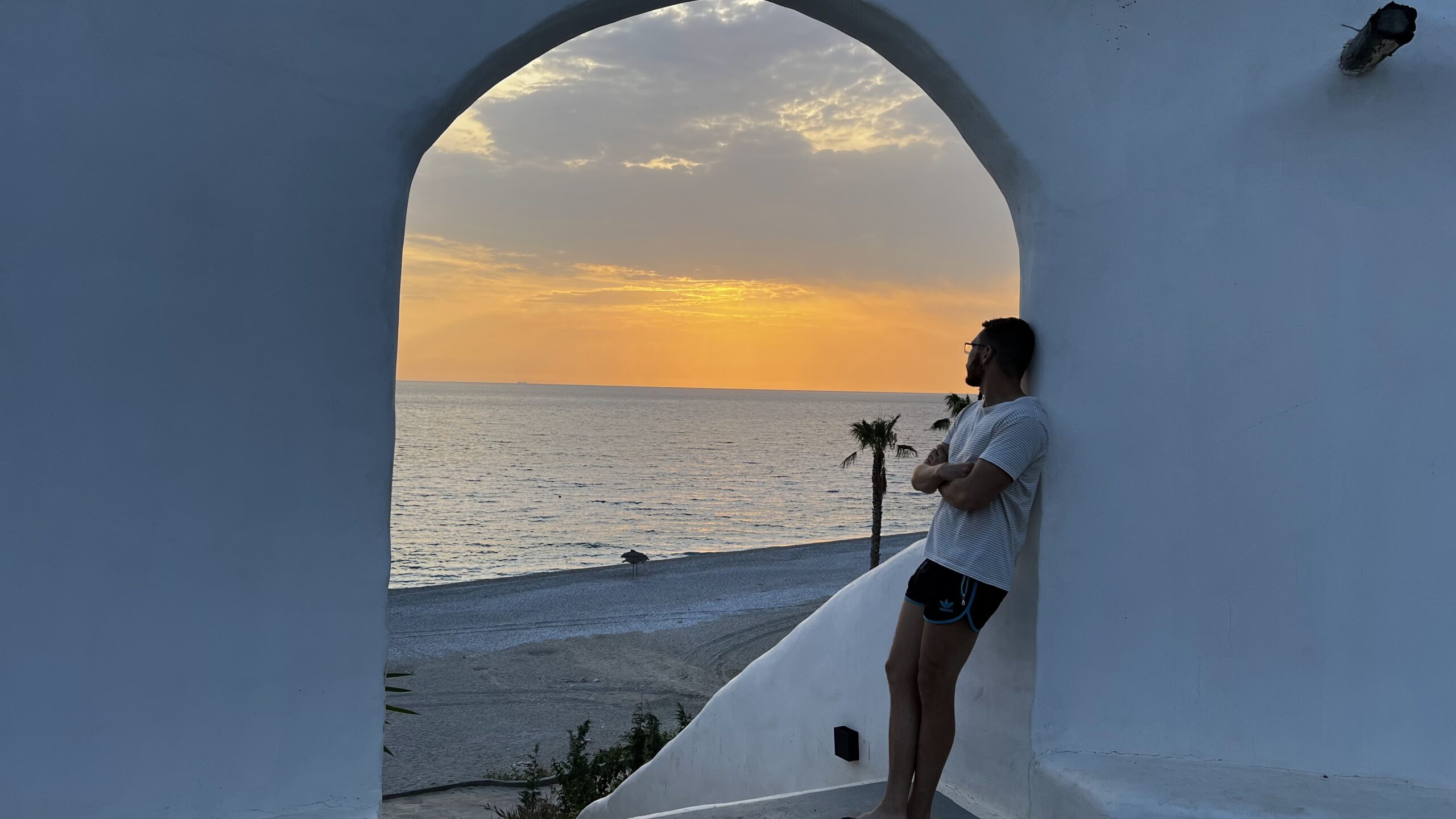 Atardecer en Drymades Beach, Dhermi, Riviera Albanesa